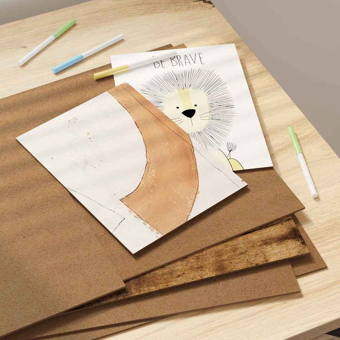 Panouri de decor 50 pcs Stejar fumuriu 30 x 42 x 0.27 cm - WALTI WALTI