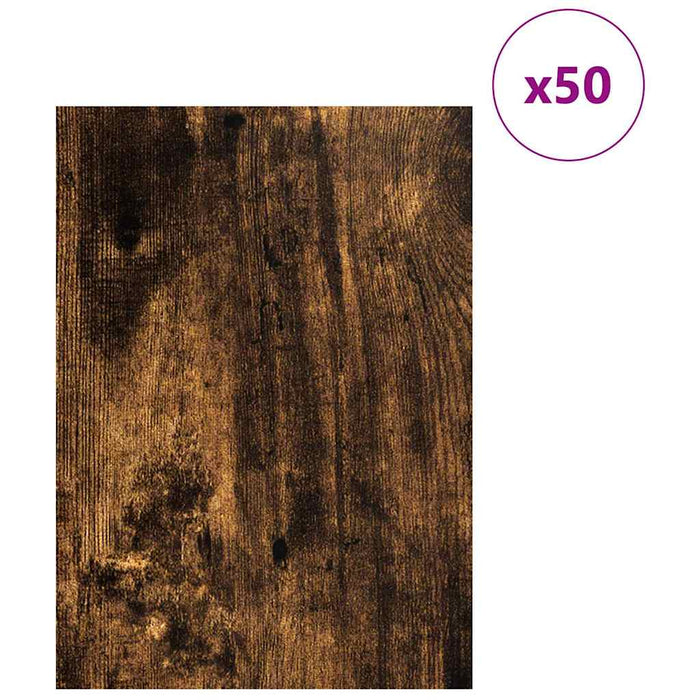 Panouri de decor 50 pcs Stejar fumuriu 30 x 42 x 0.27 cm - WALTI WALTI