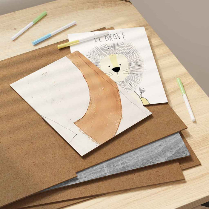 Panouri de decor 12 pcs Gri Sonoma 30 x 42 x 0.27 cm - WALTI WALTI