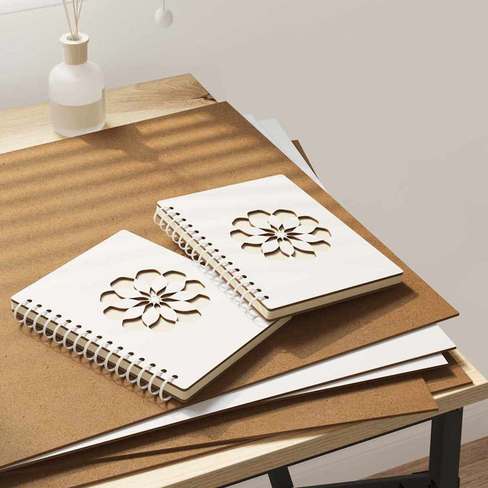 Panouri de decor 12 pcs Alb 40 x 60 x 0.27 cm Lemn compozit - WALTI WALTI