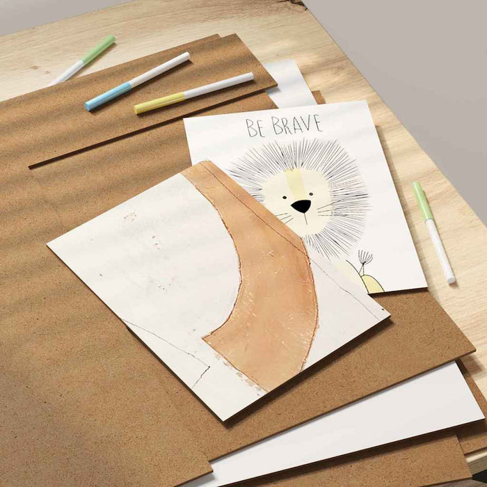Panouri de decor 12 pcs Alb 40 x 60 x 0.27 cm Lemn compozit - WALTI WALTI