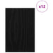 Panouri de decor 12 pcs Stejar Negru 40 x 60 x 0.27 cm - WALTI WALTI