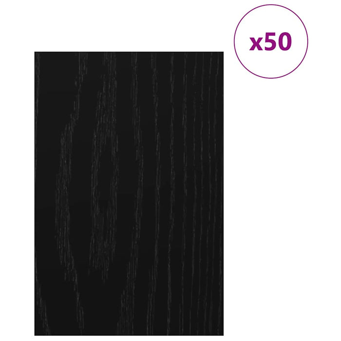 Panouri de decor 50 pcs Stejar Negru 40 x 60 x 0.27 cm - WALTI WALTI