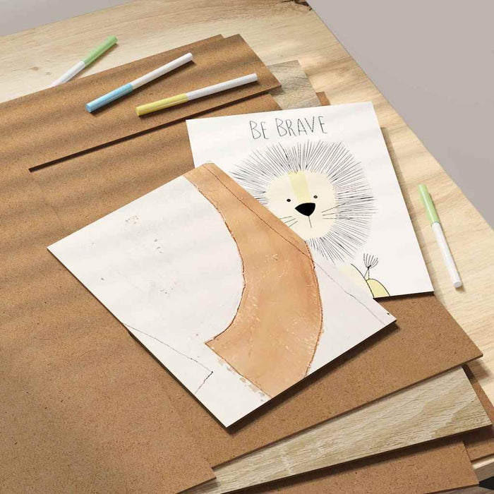 Panouri de decor 50 pcs Stejar Sonoma 40 x 60 x 0.27 cm - WALTI WALTI