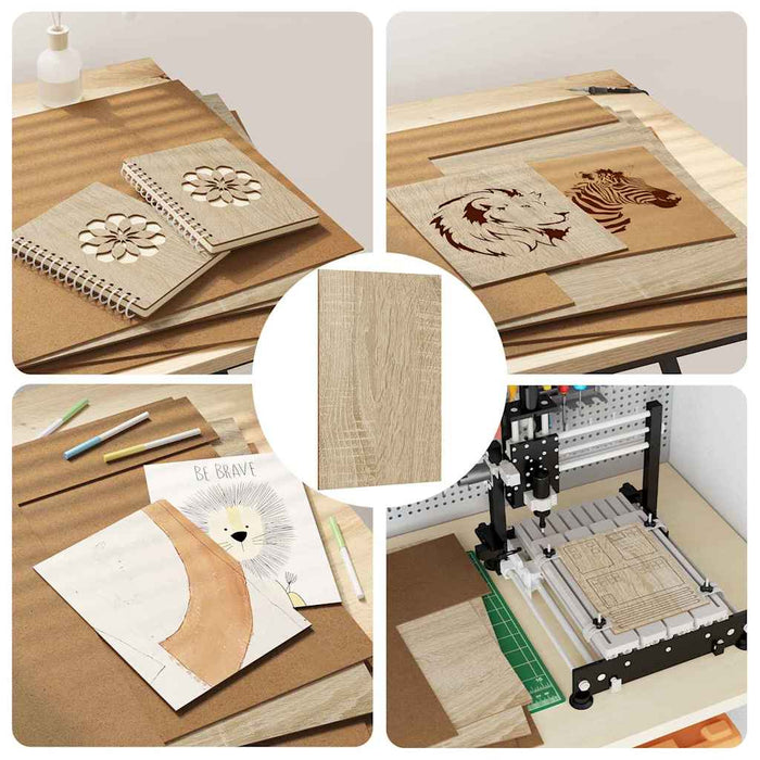 Panouri de decor 50 pcs Stejar Sonoma 40 x 60 x 0.27 cm - WALTI WALTI