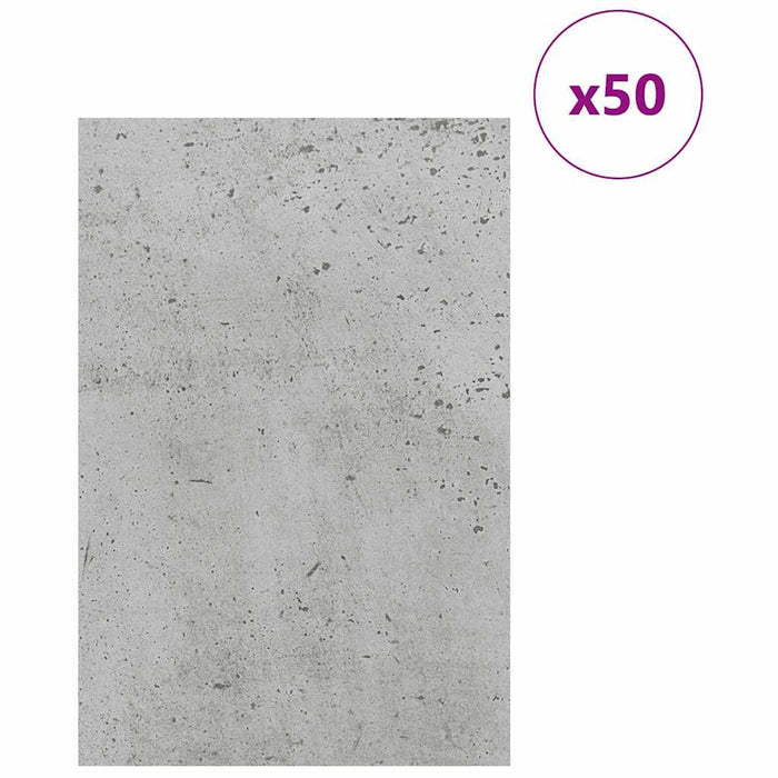 Panouri de decor 50 pcs Gri din beton 40 x 60 x 0.27 cm - WALTI WALTI