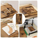 Panouri de decor 50 pcs Stejar fumuriu 40 x 60 x 0.27 cm - WALTI WALTI