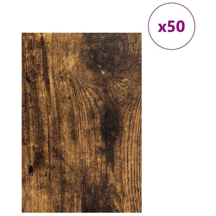 Panouri de decor 50 pcs Stejar fumuriu 40 x 60 x 0.27 cm - WALTI WALTI
