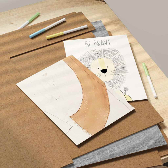 Panouri de decor 50 pcs Gri Sonoma 40 x 60 x 0.27 cm - WALTI WALTI