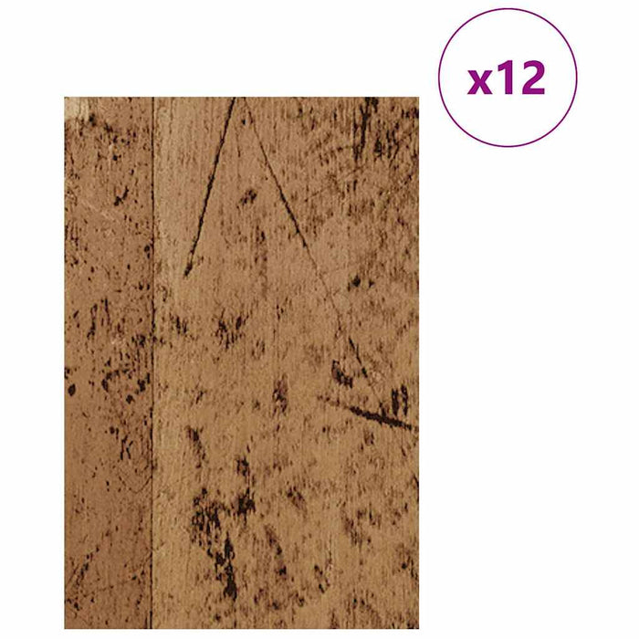 Panouri de decor 12 pcs Lemn vechi 40 x 60 x 0.27 cm - WALTI WALTI