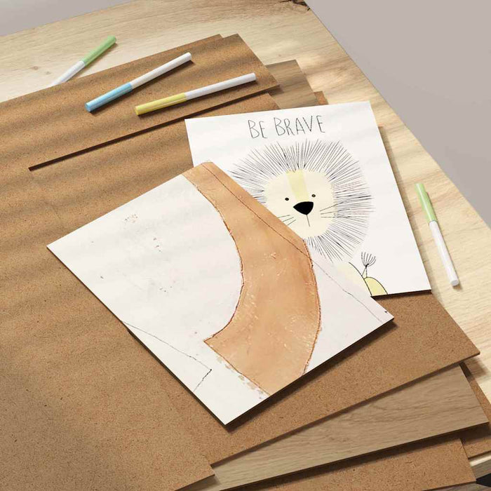 Panouri de decor 50 pcs Stejar Artizanal 40 x 60 x 0.27 cm - WALTI WALTI