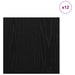 Panouri de decor 12 pcs Stejar Negru 30 x 30 x 0,27 cm - WALTI WALTI