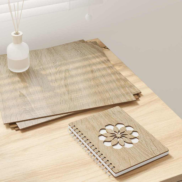 Panouri de decor 12 pcs Stejar Sonoma 30 x 30 x 0,27 cm - WALTI WALTI