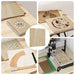 Panouri de decor 12 pcs Stejar Sonoma 30 x 30 x 0,27 cm - WALTI WALTI