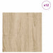 Panouri de decor 12 pcs Stejar Sonoma 30 x 30 x 0,27 cm - WALTI WALTI
