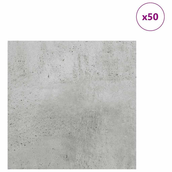 Panouri de decor 50 pcs Gri din beton 30 x 30 x 0,27 cm - WALTI WALTI
