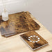 Panouri de decor 50 pcs Stejar fumuriu 30 x 30 x 0,27 cm - WALTI WALTI