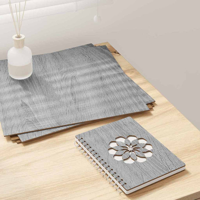Panouri de decor 12 pcs Gri Sonoma 30 x 30 x 0,27 cm - WALTI WALTI