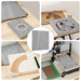 Panouri de decor 12 pcs Gri Sonoma 30 x 30 x 0,27 cm - WALTI WALTI