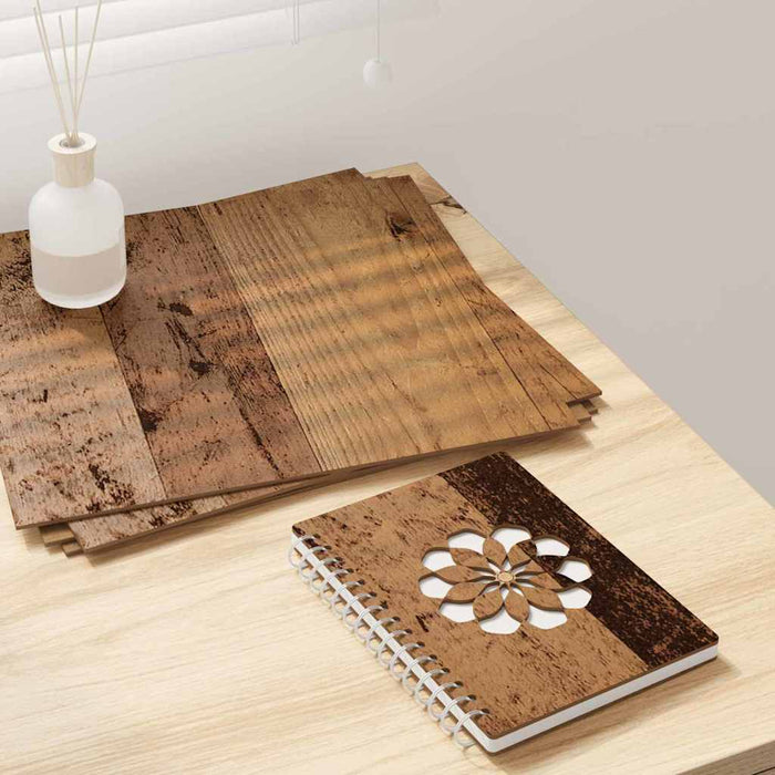 Panouri de decor 50 pcs Lemn vechi 30 x 30 x 0,27 cm - WALTI WALTI