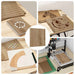 Panouri de decor 50 pcs Stejar Artizanal 30 x 30 x 0,27 cm - WALTI WALTI