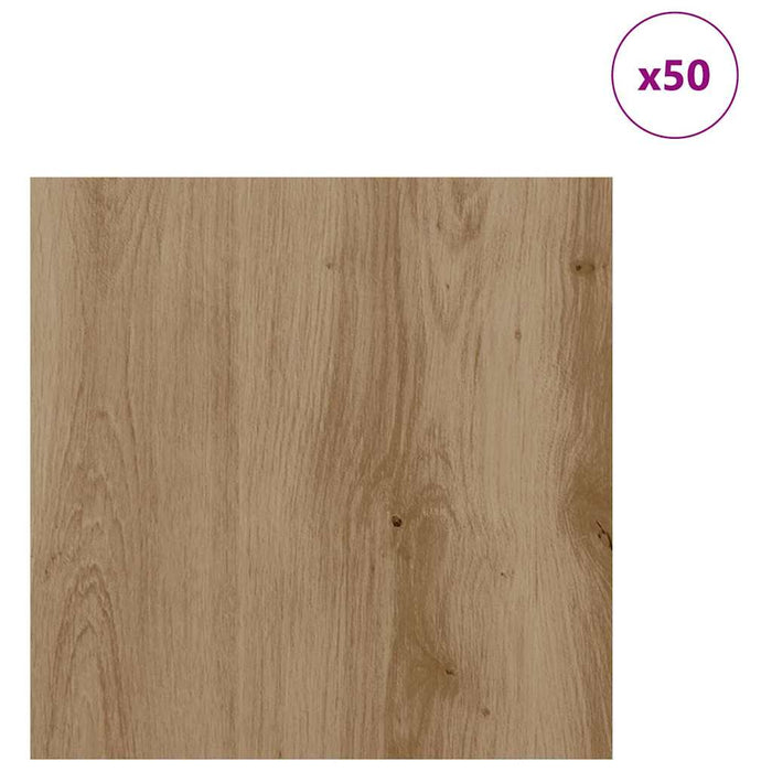 Panouri de decor 50 pcs Stejar Artizanal 30 x 30 x 0,27 cm - WALTI WALTI