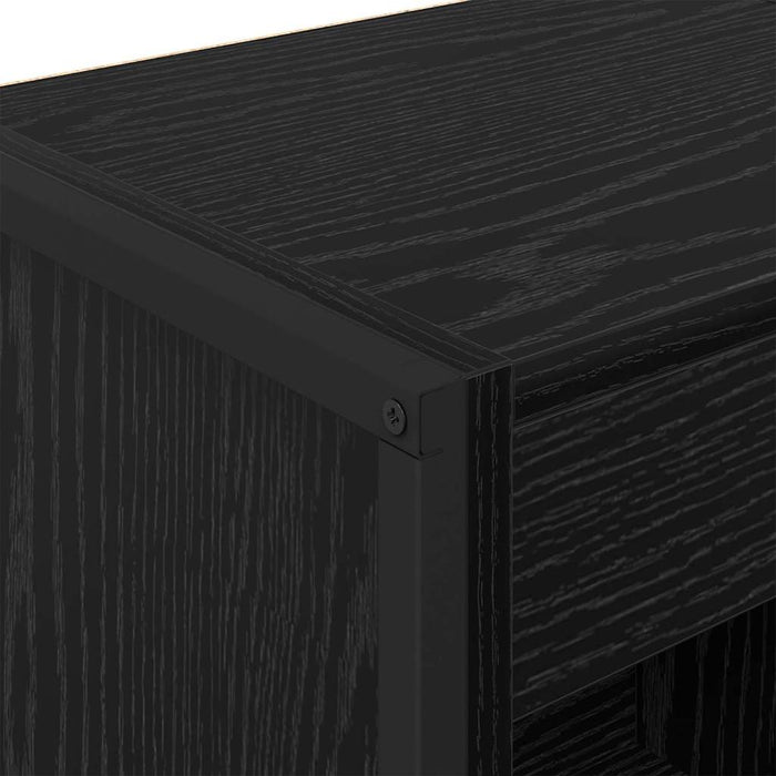 Dulap pentru cărți Stejar Negru 80 x 30 x 155 cm Lemn compozit - WALTI WALTI