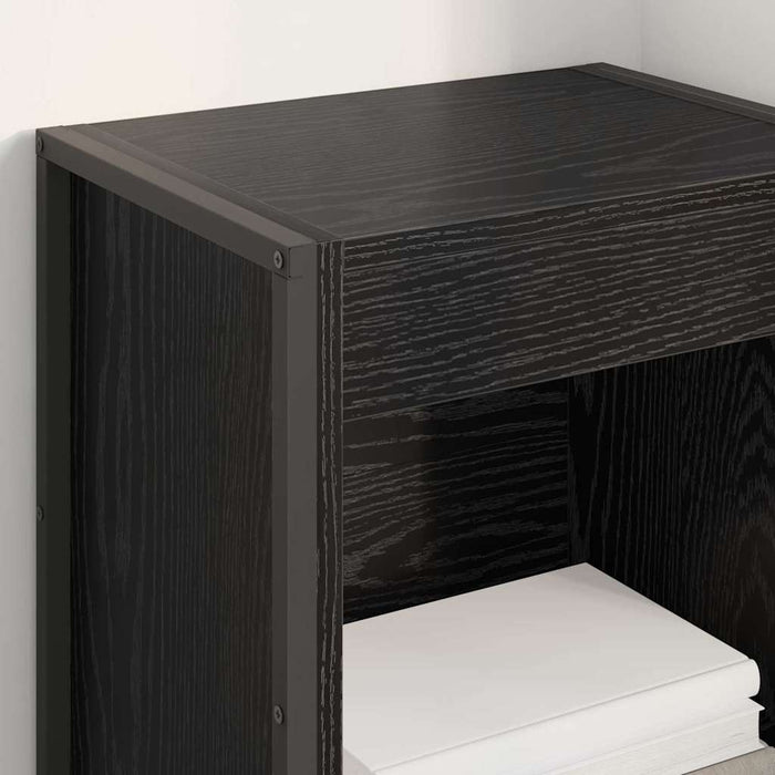 Dulap pentru cărți Stejar Negru 80 x 30 x 155 cm Lemn compozit - WALTI WALTI