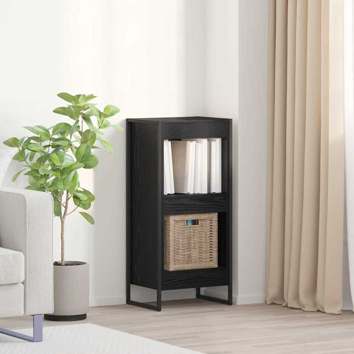 Dulap pentru cărți Stejar Negru 80 x 30 x 155 cm Lemn compozit - WALTI WALTI