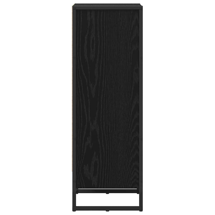 Dulap pentru cărți Stejar Negru 80 x 30 x 155 cm Lemn compozit - WALTI WALTI