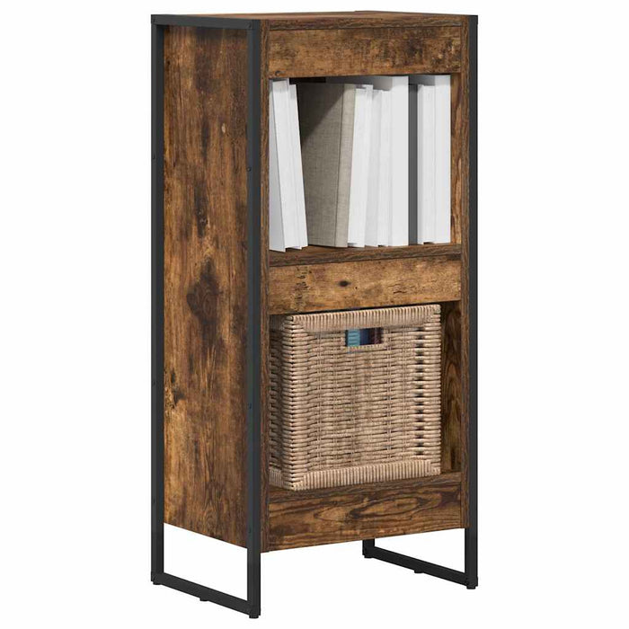 Dulap pentru cărți Stejar fumuriu 80 x 30 x 155 cm - WALTI WALTI