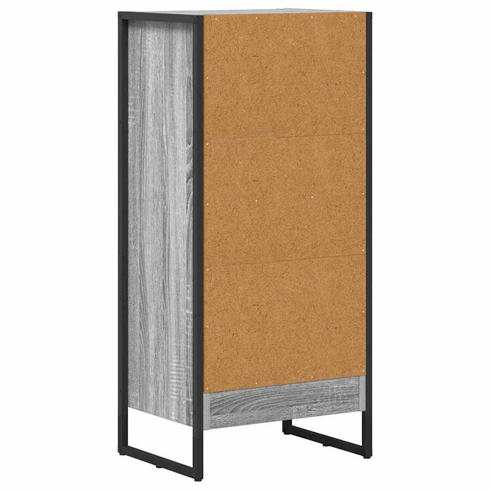 Dulap pentru cărți Gri Sonoma 80 x 30 x 155 cm Lemn compozit - WALTI WALTI