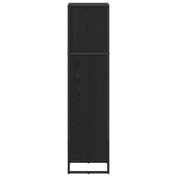 Dulap pentru cărți Stejar Negru 80 x 30 x 155 cm Lemn compozit - WALTI WALTI