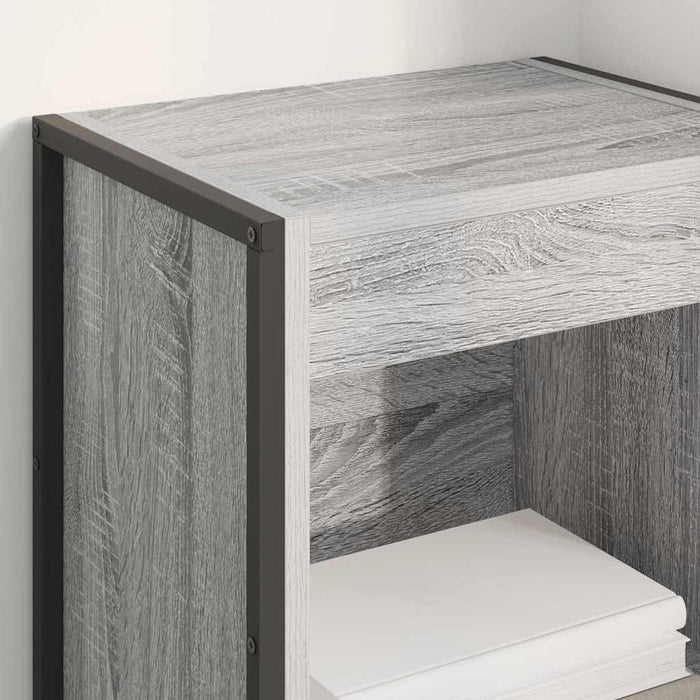 Dulap pentru cărți Gri Sonoma 80 x 30 x 155 cm Lemn compozit - WALTI WALTI