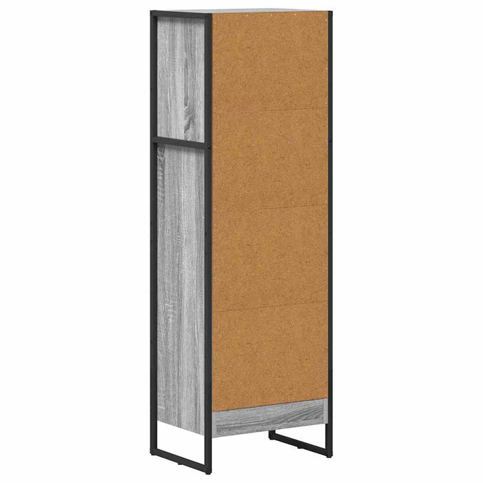 Dulap pentru cărți Gri Sonoma 80 x 30 x 155 cm Lemn compozit - WALTI WALTI