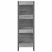 Dulap pentru cărți Gri Sonoma 80 x 30 x 155 cm Lemn compozit - WALTI WALTI