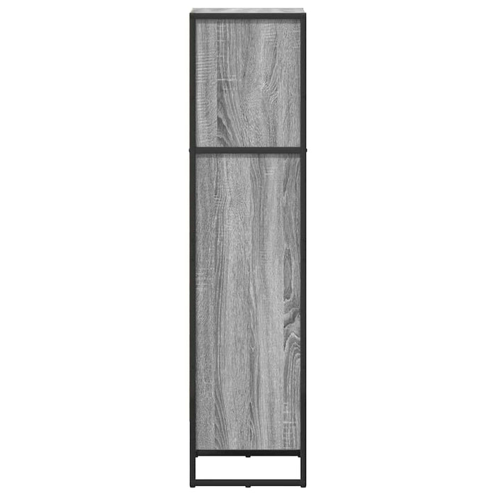 Dulap pentru cărți Gri Sonoma 80 x 30 x 155 cm Lemn compozit - WALTI WALTI