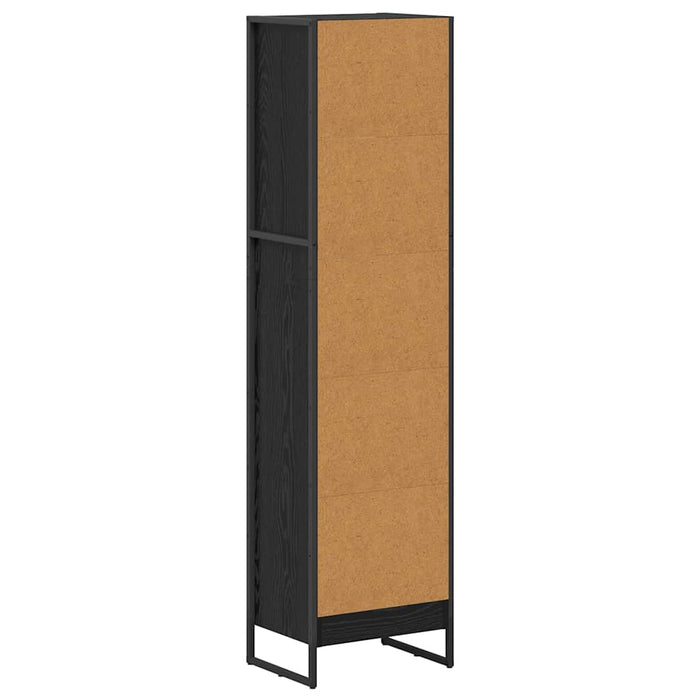 Dulap pentru cărți Stejar Negru 80 x 30 x 155 cm Lemn compozit - WALTI WALTI