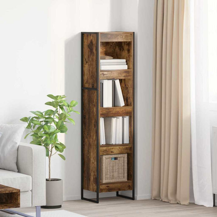 Dulap pentru cărți Stejar fumuriu 80 x 30 x 155 cm - WALTI WALTI