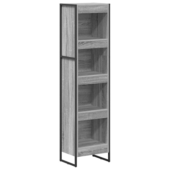 Dulap pentru cărți Gri Sonoma 80 x 30 x 155 cm Lemn compozit - WALTI WALTI