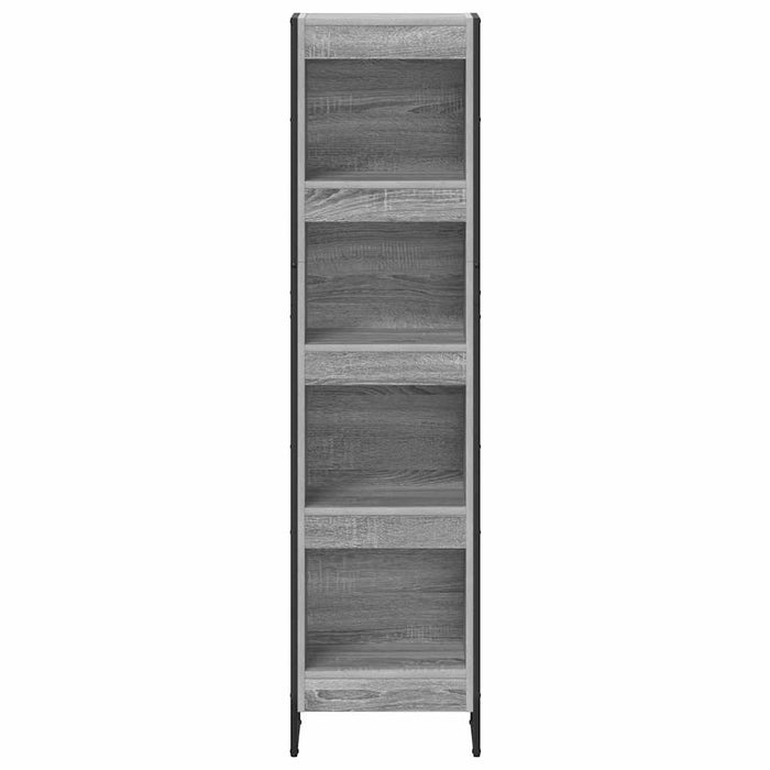 Dulap pentru cărți Gri Sonoma 80 x 30 x 155 cm Lemn compozit - WALTI WALTI