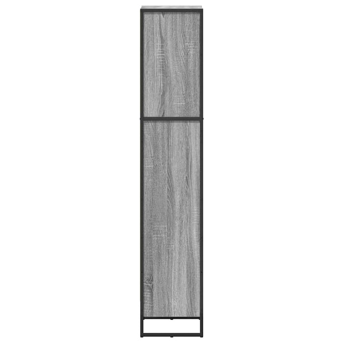 Dulap pentru cărți Gri Sonoma 80 x 30 x 155 cm Lemn compozit - WALTI WALTI
