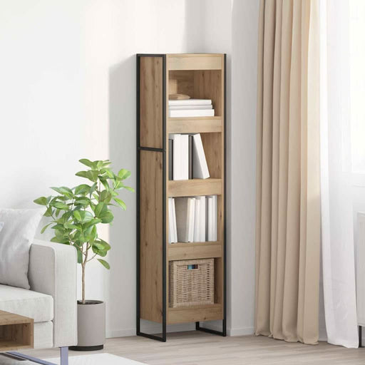 Dulap pentru cărți Stejar artizanal 80 x 30 x 155 cm - WALTI WALTI