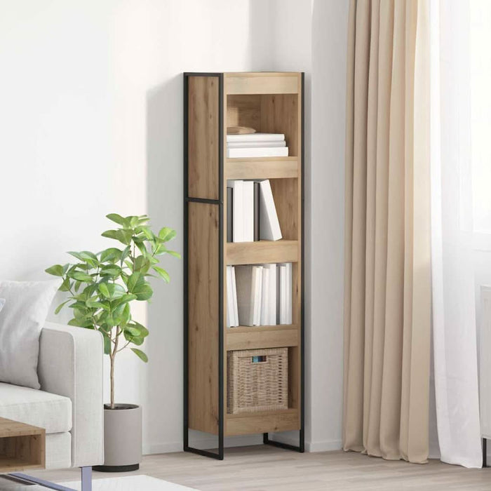 Dulap pentru cărți Stejar artizanal 80 x 30 x 155 cm - WALTI WALTI