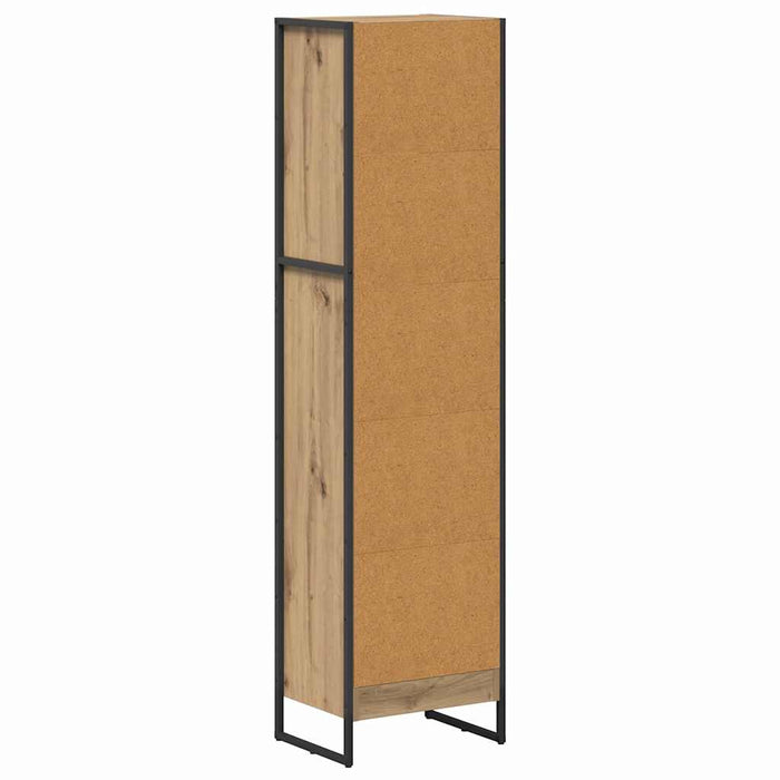 Dulap pentru cărți Stejar artizanal 80 x 30 x 155 cm - WALTI WALTI