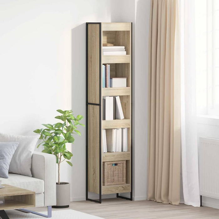 Dulap pentru cărți Sonoma 80 x 30 x 155 cm Lemn compozit - WALTI WALTI