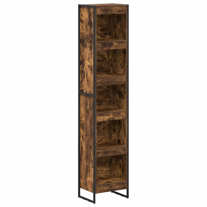 Dulap pentru cărți Stejar fumuriu 80 x 30 x 155 cm - WALTI WALTI
