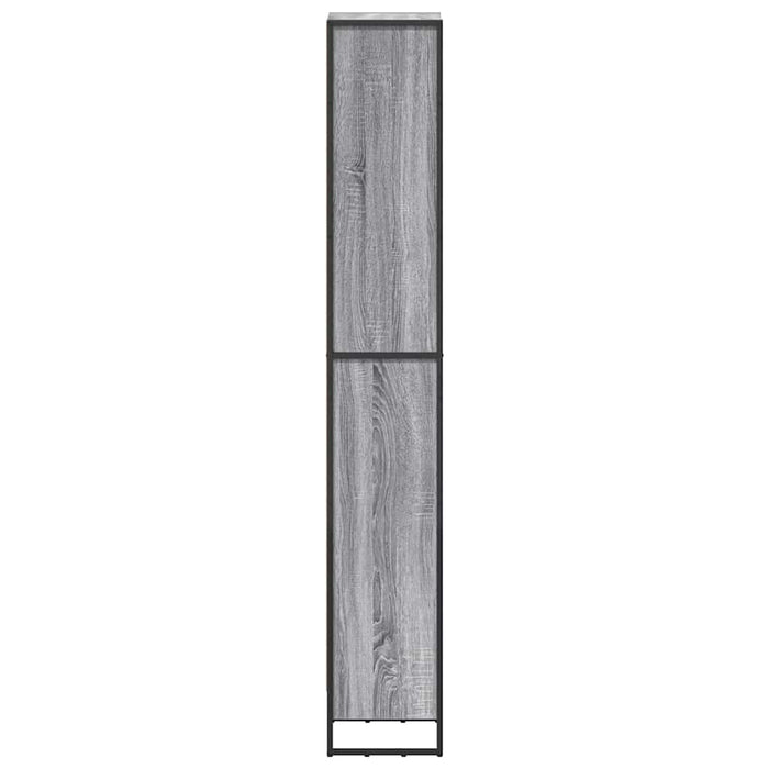 Dulap pentru cărți Gri Sonoma 80 x 30 x 155 cm Lemn compozit - WALTI WALTI