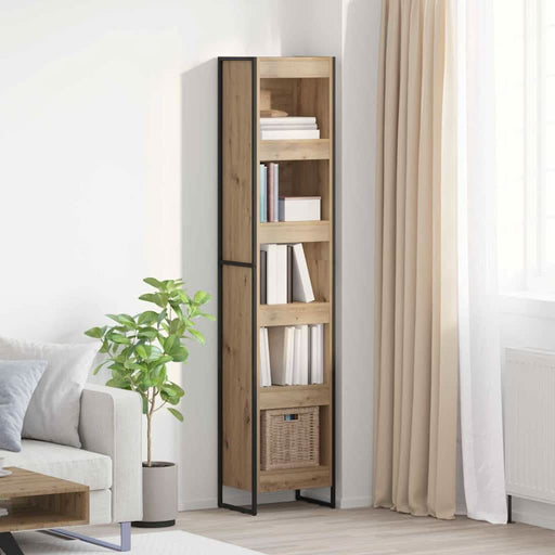 Dulap pentru cărți Stejar artizanal 80 x 30 x 155 cm - WALTI WALTI