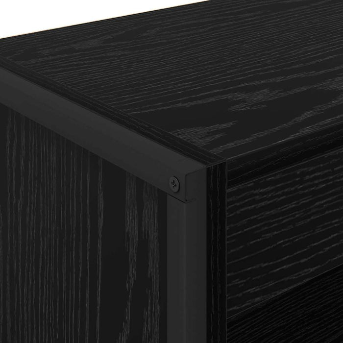 Dulap pentru cărți Stejar Negru 80 x 30 x 155 cm Lemn compozit - WALTI WALTI